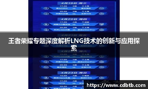 王者荣耀专题深度解析LNG技术的创新与应用探索