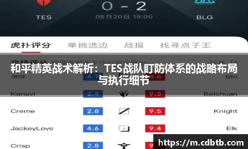 和平精英战术解析：TES战队盯防体系的战略布局与执行细节